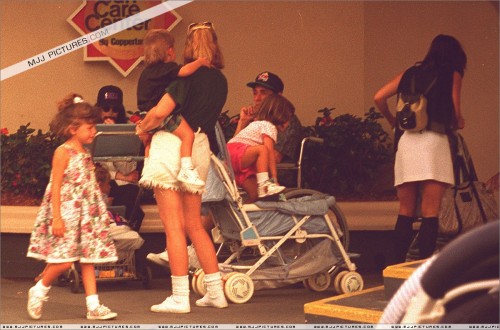 Michael & Lisa Marie visit Disneyworld (Florida) 1994 (1)