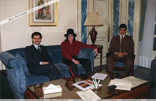 Michael at the George V Hotel (Paris) 1996 (5)