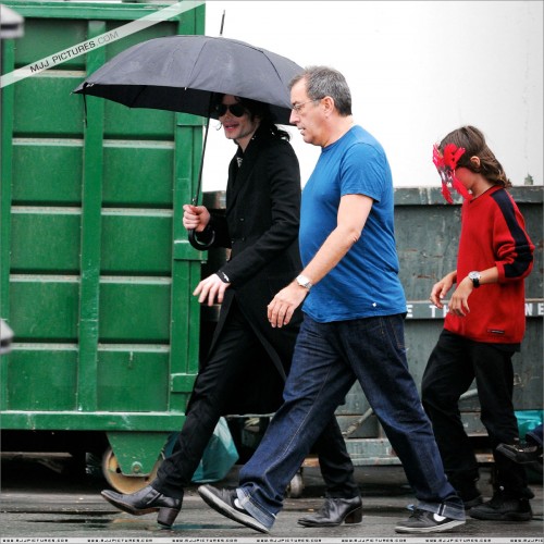 Michael outside a studio (June 3) (18)